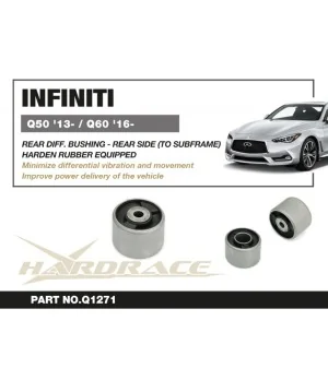 Hardrace Q1271 Rear Diff Rear Bushing Infiniti Q50, Q60, Nissan Skyline - 