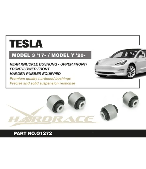 Hardrace Q1272 Rear Knuckle Bushing - Upper Front/front/lower Front Tesla MODEL 3, Model y - 