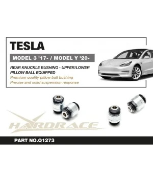 Hardrace Q1273 Rear Knuckle Bushing - Upper/lower Tesla MODEL 3, Model y - 