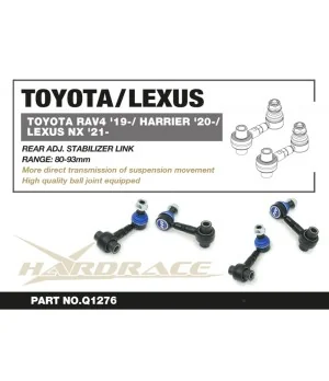 Hardrace Q1276 Rear Adj. Stabilizer Link Toyota RAV4, Harrier, Lexus NX - 