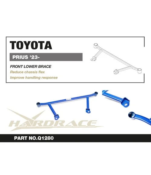 Hardrace Q1280 Front Lower Brace Toyota Prius - 