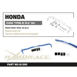 Hardrace Q1285 Rear Sway Bar Honda Civic - 