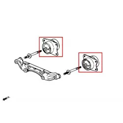 Hardrace 7127 Reinforced Differential Mount Rear Side Honda S2000 - 