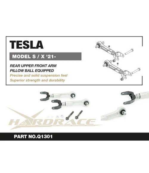 Hardrace Q1301 Rear Upper Front Arm Tesla Model s, Model x - 