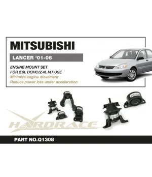 Hardrace Q1308 Harden Engine Mount Set Mitsubishi Lancer mirage - 