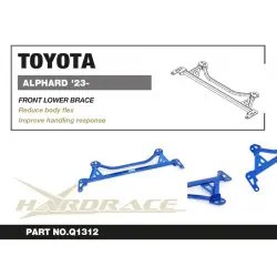 Rinforzo inferiore anteriore Hardrace Q1312 Toyota Alphard / vellfire, Lexus LM - 