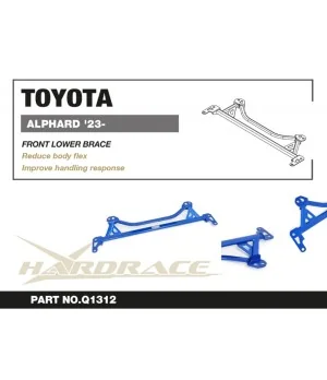 Hardrace Q1312 Front Lower Brace Toyota Alphard / vellfire, Lexus LM - 