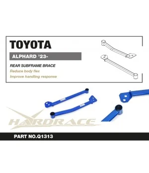 Hardrace Q1313 Rear Subframe Brace Toyota Alphard / vellfire - 