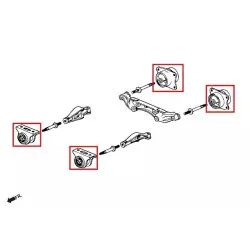 Hardrace 7128 Kit Supporto differenziale rinforzato Honda S2000 - 