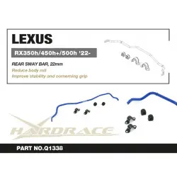 Barra stabilizzatrice posteriore Hardrace Q1338 Lexus RX - 