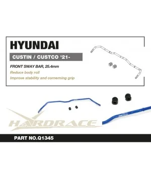 Barra stabilizzatrice anteriore Hardrace Q1345 Hyundai Custin / custo - 