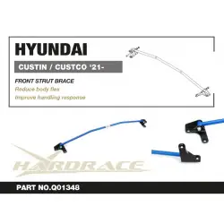 Barra stabilizzatrice anteriore Hardrace Q1348 Hyundai Custin / custo - 