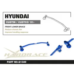 Hardrace Q1349 Front Lower Brace Hyundai Custin / custo - 