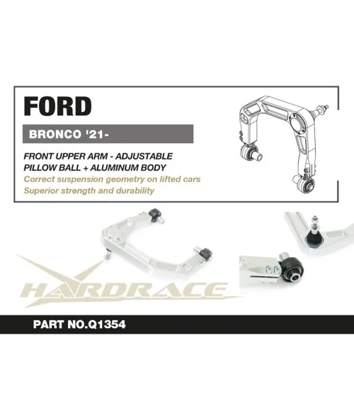 Hardrace Q1354 Front Upper Arm Ford Bronco - 