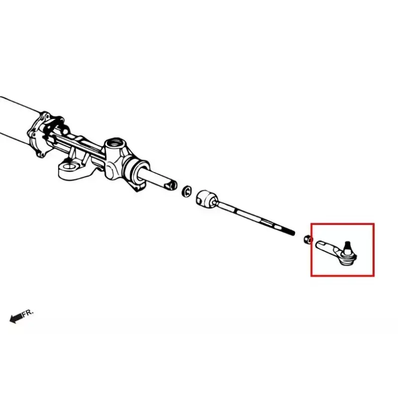 Hardrace 6995 Super Tie Rod End Honda S2000 - 