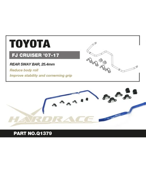 Hardrace Q1379 Rear Sway Bar Toyota Fj cruiser - 