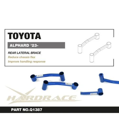 Hardrace Q1387 Rear Lateral Brace Toyota Alphard / vellfire - 