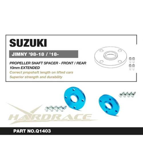 Hardrace Q1403 Front/rear Propeller Shaft Spacer Suzuki Jimny - 