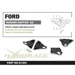 Piastra paramotore anteriore inferiore Hardrace Q1404 Ford Ranger - 