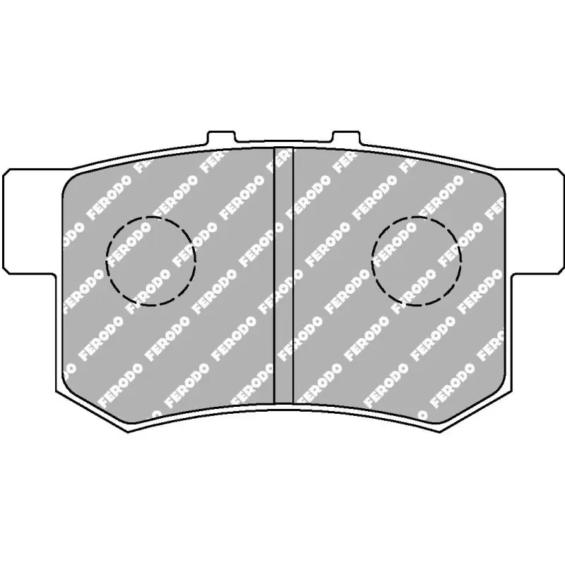Ferodo DS2500 FCP956H Pastiglie Posteriori Honda S2000 - Ferodo DS2500 FCP956H Pastiglie Posteriori Honda S2000 -