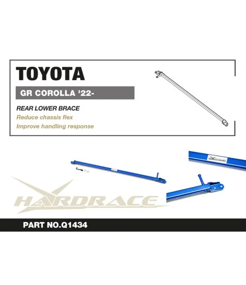 Hardrace Q1434 Rear Lower Rear Brace Toyota Corolla/altis/auris - 