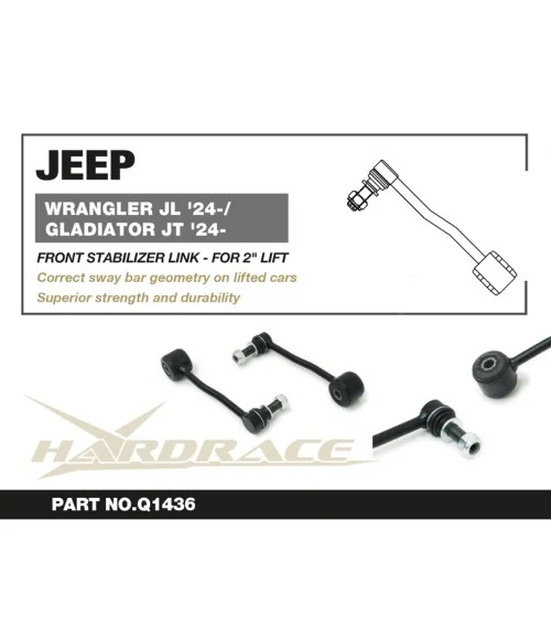 Hardrace Q1436 Front Stabilizer Link Jeep Wrangler, Wrangler unlimited, Gladiator - 