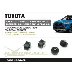 Hardrace Q1452 Front Lower Arm Bushing - Rear Toyota, Lexus - 