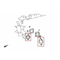 Hardrace 6687 Harden Engine Mount Toyota Supra - 