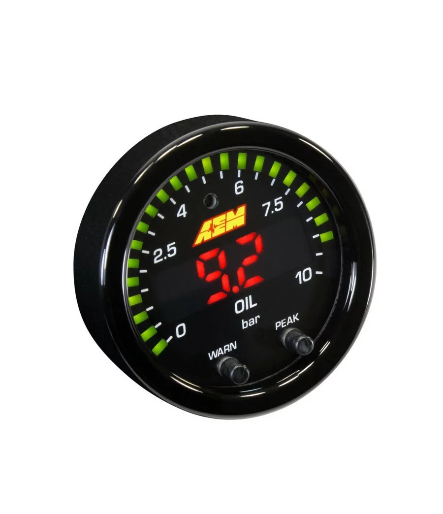 AEM 30-0307 X-Series Manometro Pressione Olio 10 BAR-150 PSI - 
