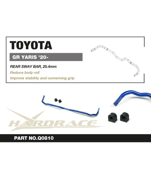 Hardrace Q0810 Rear Sway Bar Toyota Yaris - 