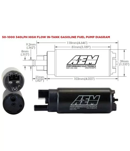 AEM 50-1000 Pompa Carburante Universale 340 Lph - 