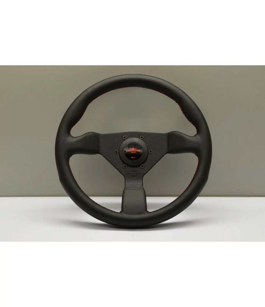 Personal Neo Grinta 330 mm Steering Wheel, Black Leather - 