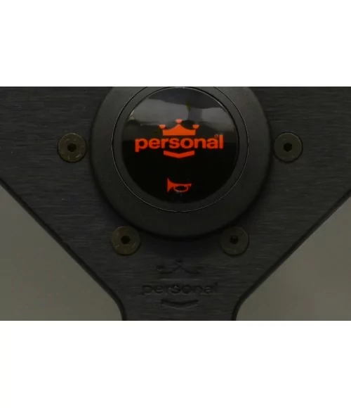 Personal Neo Grinta 350 mm Steering Wheel, Black Leather - 