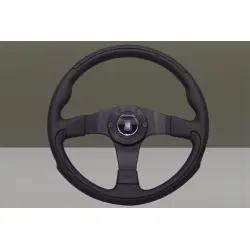 Nardi Leader 350 mm Steering Wheel, Black Leather