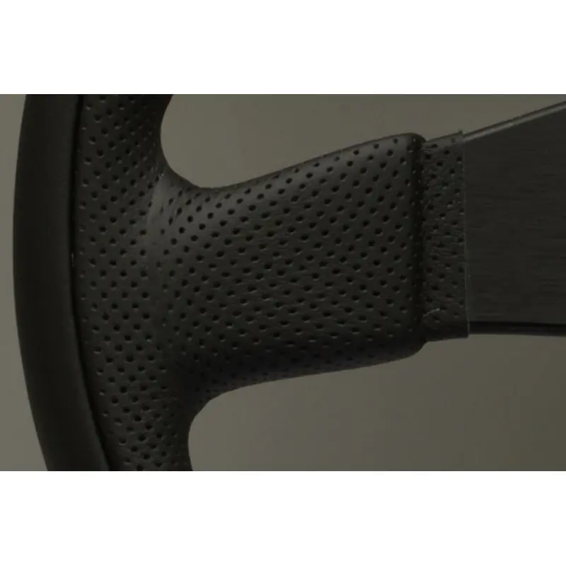 Nardi Twin 350 mm Steering Wheel, Black Leather - Nardi Twin 350 mm Steering Wheel, Black Leather -