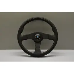 Nardi Twin 350 mm Steering Wheel, Black Leather