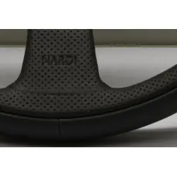 Nardi Twin 350 mm Steering Wheel, Black Leather - 