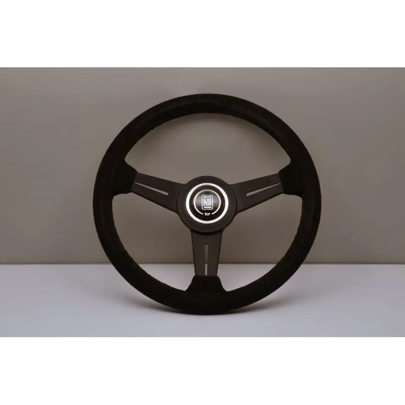 Nardi Classic ND33 330 mm Steering Wheel, Black Suede - Nardi Classic ND33 330 mm Steering Wheel, Black Suede -