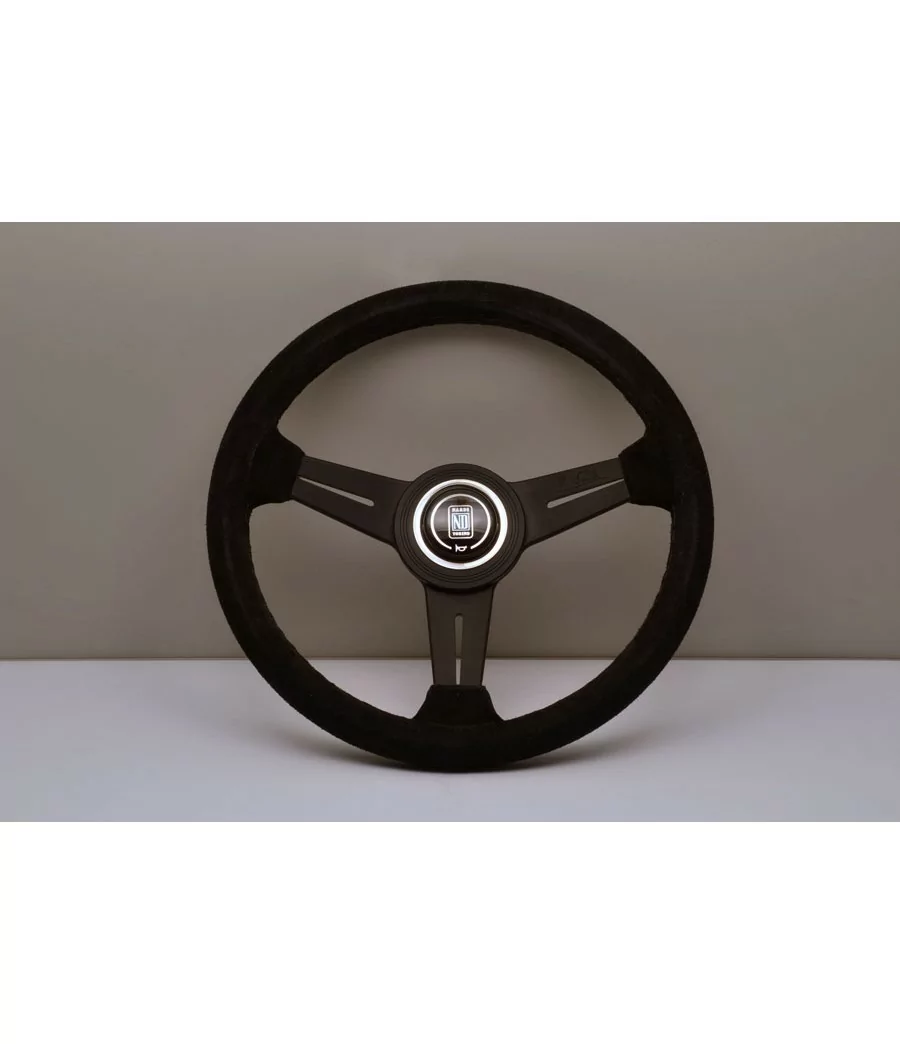 Volante Nardi Classic ND33 330 mm, Pelle Scamosciata Nera - 