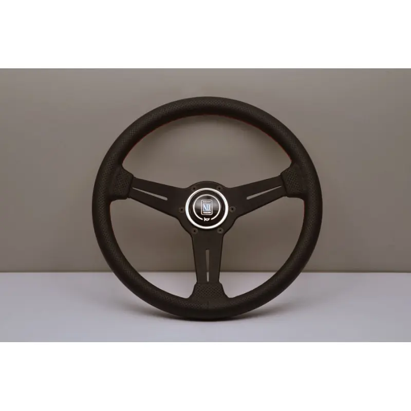 Volante Nardi Classic ND33 330 mm, Pelle Traforata Nera - Volante Nardi Classic ND33 330 mm, Pelle Traforata Nera -
