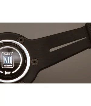 Volante Nardi Classic ND33 330 mm, Pelle Traforata Nera - 