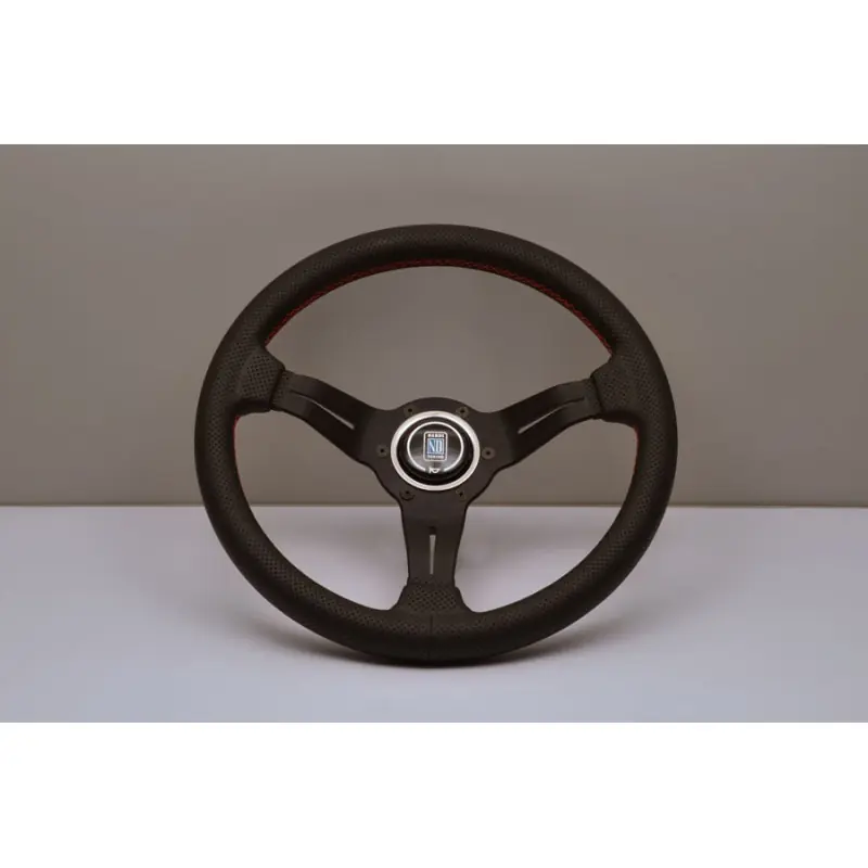Nardi Deep Corn 330 mm Steering Wheel, Black Perforated Leather - Nardi Deep Corn 330 mm Steering Wheel, Black Perforated Leather -
