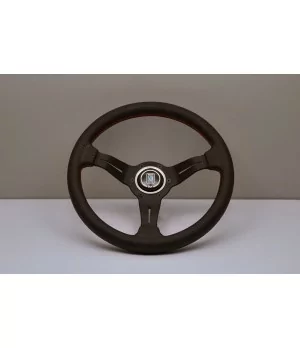 Volante Nardi Deep Corn 330 mm, Pelle Traforata Nera - 