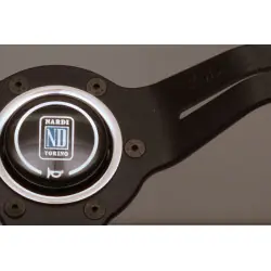 Volante Nardi Deep Corn 330 mm, Pelle Traforata Nera - 