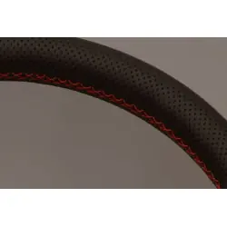 Volante Nardi Deep Corn 330 mm, Pelle Traforata Nera - 