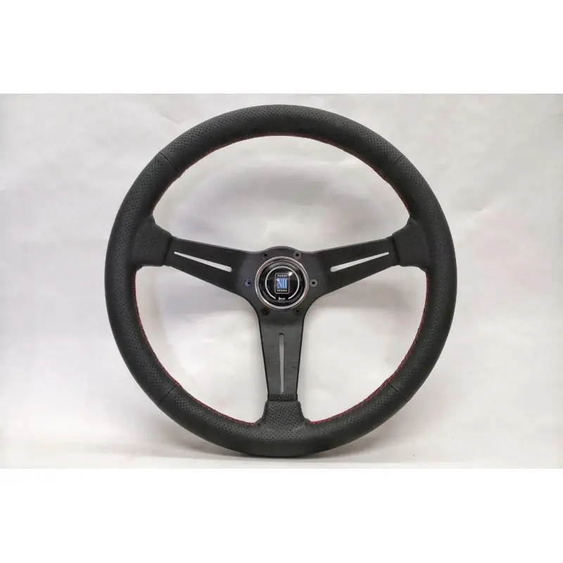 Nardi Deep Corn 350 mm Steering Wheel, Black Perforated Leather - 