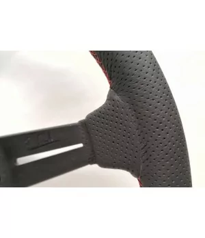 Volante Nardi Deep Corn 350 mm, Pelle Traforata Nera - 