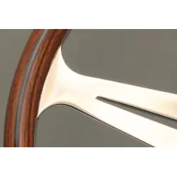 Volante Nardi Classic ND39 390 mm, Legno - Razze Cromate - 