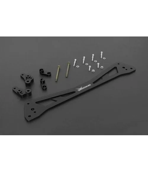 Hardrace 7542-BLK Sub-frame Reinforced Brace Honda Civic, Crx, Integra Black - 