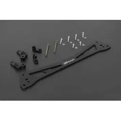 Hardrace 7542-BLK Supporto rinforzato del sottotelaio Honda Civic, Crx, Integra Nero - 